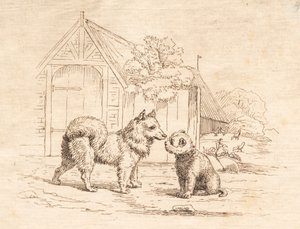Illustration til "Halvhundrede Fabler for Børn" af Hey af Martinus Rørbye