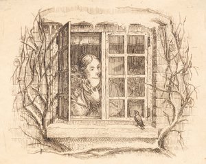Illustration til "Halvhundrede Fabler for Børn" af Hey af Martinus Rørbye