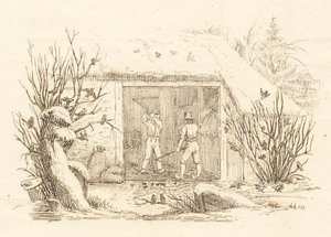 Illustration til "Halvhundrede Fabler for Børn" af Hey af Martinus Rørbye