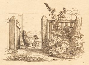 Illustration til "Halvhundrede Fabler for Børn" af Hey af Martinus Rørbye
