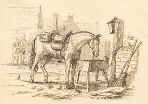 Illustration til "Halvhundrede Fabler for Børn" af Hey af Martinus Rørbye