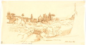 Monte Mario af Martinus Rørbye