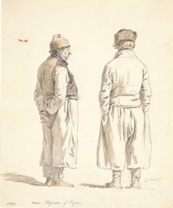 To skagensfiskere af Martinus Rørbye