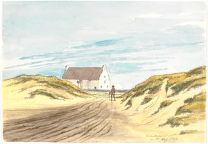 Frederikshavns gamle kirke af Martinus Rørbye