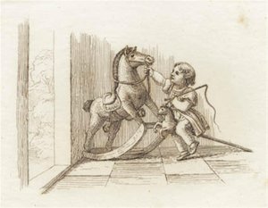 Illustration til "Halvhundrede Fabler for Børn" af Hey af Martinus Rørbye