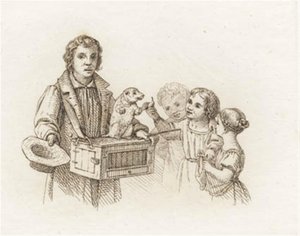 Illustration til "Halvhundrede Fabler for Børn" af Hey af Martinus Rørbye
