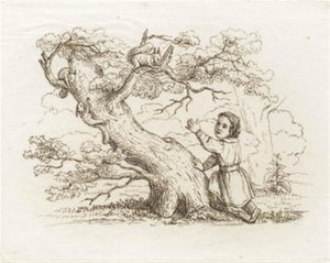 Illustration til "Halvhundrede Fabler for Børn" af Hey af Martinus Rørbye