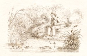 Illustration til "Halvhundrede Fabler for Børn" af Hey af Martinus Rørbye