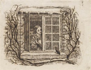 Illustration til "Halvhundrede Fabler for Børn" af Hey af Martinus Rørbye
