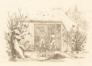 Illustration til "Halvhundrede Fabler for Børn" af Hey af Martinus Rørbye