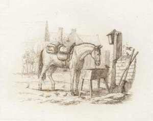 Illustration til "Halvhundrede Fabler for Børn" af Hey af Martinus Rørbye