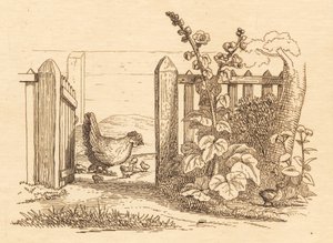 Illustration til "Halvhundrede Fabler for Børn" af Hey af Martinus Rørbye