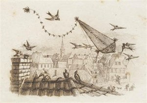 Illustration til "Halvhundrede Fabler for Børn" af Hey af Martinus Rørbye