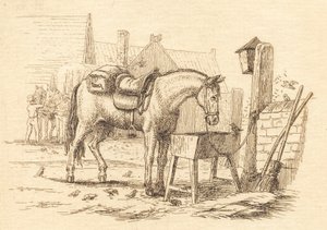 Illustration til "Halvhundrede Fabler for Børn" af Hey af Martinus Rørbye