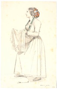 Italienerinde af Martinus Rørbye