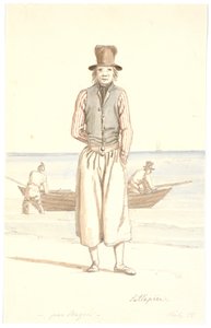Saltepeer paa Skagen af Martinus Rørbye