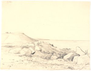Strandlandskab af Martinus Rørbye