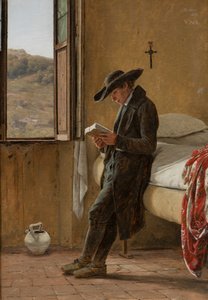 Ung præst læser, 1836.