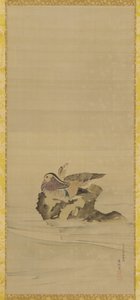 Mandarinænder, Edo-perioden, 1700-tallet. af Maruyama Okyo