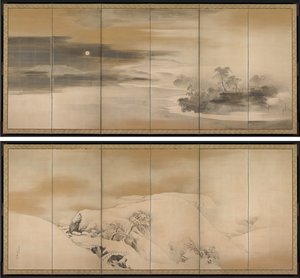Sommernat; Vinterdag af Maruyama Okyo