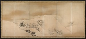 Vinterdag, 1784. af Maruyama Okyo