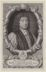Edward Stillingfleet, biskop af Worcester (gravering) af Mary (after) Beale