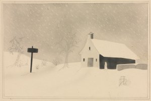 Snestorm i Vermont.