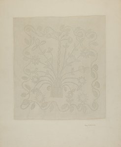 Håndvævet hør af Mary C. Davidson