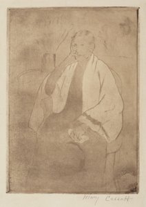 Et Portræt af Kunstnerens Moder af Mary Cassatt