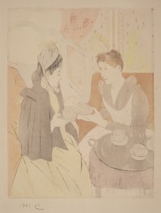 Eftermiddagste af Mary Cassatt
