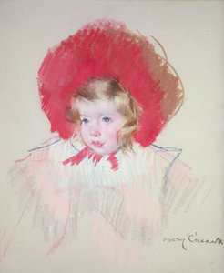Barn med rød hat, ca. 1904 af Mary Cassatt