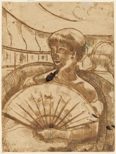 I operaboksen [verso] af Mary Cassatt