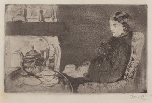 Lydia til Afternoon Tea af Mary Cassatt