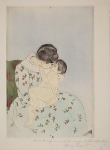 Moderens kys af Mary Cassatt