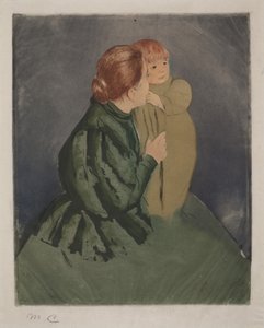 Bondemor og barn af Mary Cassatt