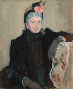 Portræt af en ældre dame, ca. 1887. af Mary Cassatt