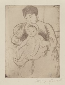 Forbereder regning til en udflugt af Mary Cassatt
