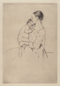 Quietude, c.1891 af Mary Cassatt