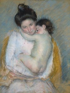 Søvnige Nicolle af Mary Cassatt