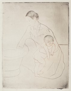 Badet af Mary Cassatt