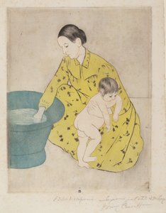 Badet af Mary Cassatt