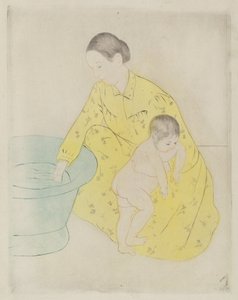 Badet af Mary Cassatt