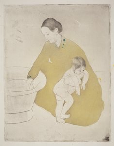 Badet af Mary Cassatt
