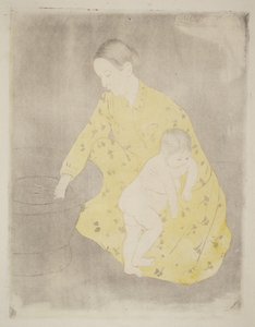 Badet af Mary Cassatt