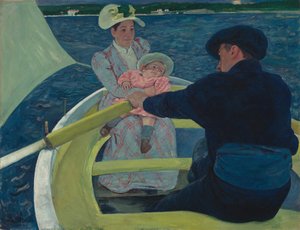 Selskabet i båden af Mary Cassatt