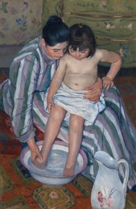 Barnets bad af Mary Cassatt