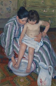 Barnets bad af Mary Cassatt