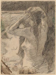 The Coiffure, ca. 1891. af Mary Cassatt