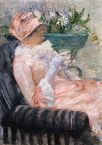 The Cup of Tea, c.1880-1 af Mary Cassatt