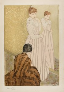 Beslaget, 1890-91 af Mary Cassatt